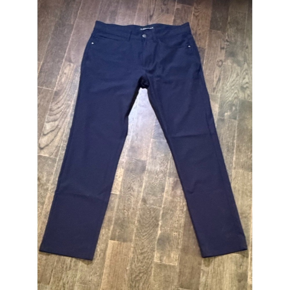 Member's Mark Benton Pants Mens Slim Fit Performance Stretch-Navy Blue-32x30